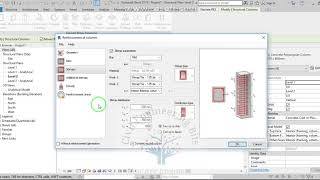 06 Columns in details part 4  Revit structure  Naviate REX RFT  تسليح الاعمدة بأستخدام اداة [upl. by Fine]