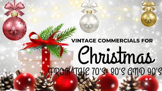 Vintage Christmas Commercials from the 70s 80s and 90s The nostalgia of Christmas [upl. by Atinet]