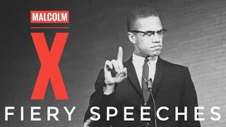 Malcolm X Fiery Speeches  Inspiring Words of a Revolutionary [upl. by Sirovart106]