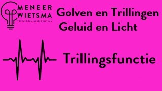 Natuurkunde uitleg Golven en Trillingen 5 Trillingsfunctie [upl. by Hubey]