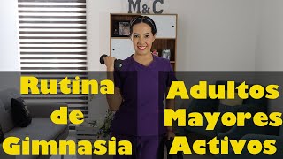 Rutina de Gimnasia para Adultos Mayores Activos 30 minutos [upl. by Jonas]