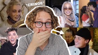 Reacting To Cringey Paparazzi Videos Of YouTubers amp Tik Tokers [upl. by Ahsya]