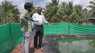 Fish Farming Training Turuvekere Taluk Tumkur Dist Karnataka State [upl. by Itnuahsa]