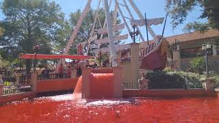 El Sombrero ride Fright Fest Six Flags over Texas [upl. by Sayer]