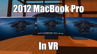 Using a 2012 MacBook Pro in VR with Immersed VR [upl. by Aneehc]