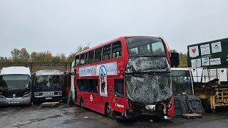 UK Bus Scrap Yard Visit [upl. by Longley]