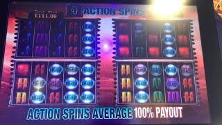 Jackpot Gems 40 Actions Spins  £2 Stake Bookies Slot [upl. by Lener]