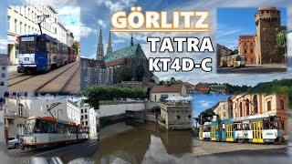 Straßenbahn Görlitz  Die Tatra KT4D von Görlitz [upl. by Ax365]