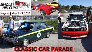 Classic Car Parade Simola Hill Climb [upl. by Tower]