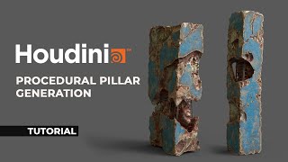 Houdini Tutorial Procedural Pillar Generation [upl. by Nosyd]