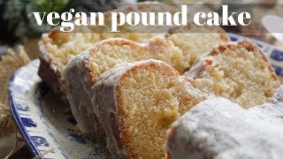 7 INGREDIENT VEGAN POUND CAKE VEGANMAS 20  PLANTIFULLY BASED [upl. by Girvin]