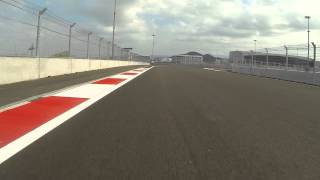 Sebastian Vettel Takes First Ever Lap of Sochi F1 Track [upl. by Alwin]