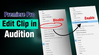 Edit Clip in Adobe Audition  How to Link Adobe Audition with Adobe Premier Pro  202223 [upl. by Philo516]