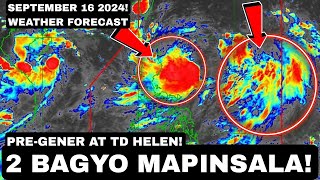 SEPTEMBER 16 2024 GANAP Ng BAGYO TDHELEN Outside Par PREGENER PAR Weather Update [upl. by Otilopih366]