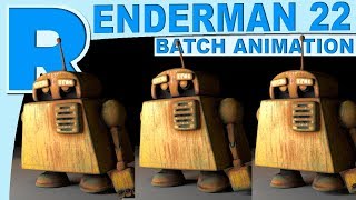 Renderman 22 Batch Rendering Tutorial [upl. by Marozas]