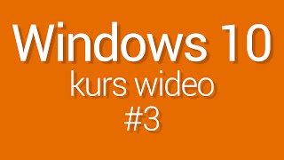 Kurs Windows 10  lekcja 3  Podstawowe ustawienia Windows 10 25 [upl. by Terza]