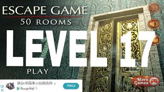 Escape Game 50 rooms 1 Level 17 Walkthrough [upl. by Lerred670]