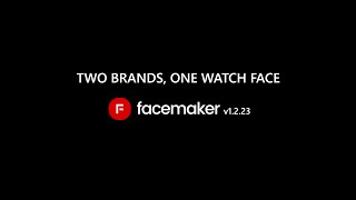 Facemaker v1223  Huawei amp Amazfit Two Brands One Watch Face [upl. by Noami]