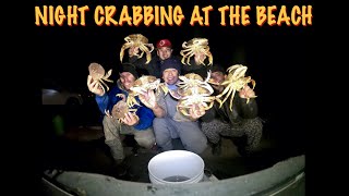 Night Crabbing At The Beach For Big Dungeness Crab  San Francisco CA 2020 [upl. by Anilev468]