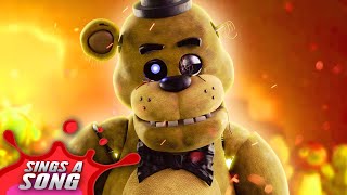 Golden Freddy Sings A Song SPOILERSFive Nights At Freddys Scary Horror Movie Parody FNAF [upl. by Asyram]