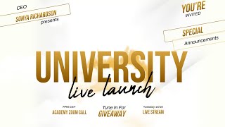 University by Academy Six DM Live Launch [upl. by Llednahs295]