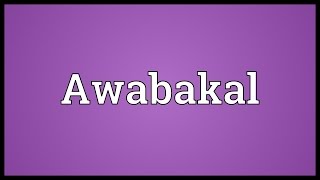 Awabakal Meaning [upl. by Joell799]