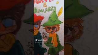 Joxter amp Snufkin drawing‼️❤️✏️🍃moomins moominvalley snufkin joxter drawing art ohuhu yay ☆ [upl. by Pagas]