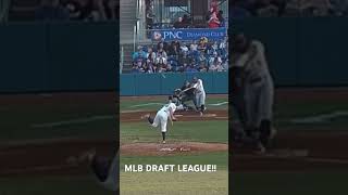 Double off the wall in the MLB DRAFT LEAGUE [upl. by Joelie764]