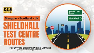 Glasgow Shieldhall Driving Test Routes  UK  Scotland  Glasgow  Shieldhall Driving Test Route 6 [upl. by Anihcak]