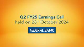 Q2 FY25 Earnings Call held on 28th October 2024 [upl. by Penhall]