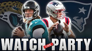 Patriots Vs Jaguars LIVE Watch Party  PlayByPlay  Reactions [upl. by Melany59]