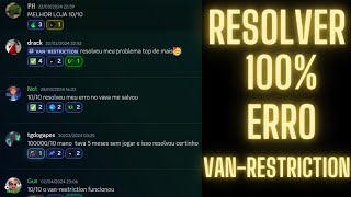 RESOLVER ERRO VALORANT VAN RESTRICTION  TPM 20  SECURE BOOT EM 1 MINUTO [upl. by Spooner]