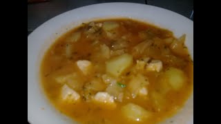 Como preparar sopa de col con papas [upl. by Adler]