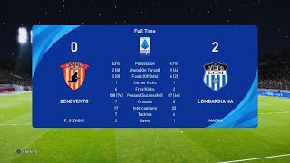 Benevento vs Inter Serie A Master league Season 2024 [upl. by Samara]