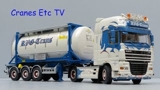 WSI DAF XF 105  Swap Body Trailer KVG Trans by Cranes Etc TV [upl. by Yvan]