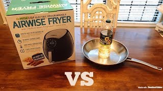 Crappie Taste Off Air Fryer VS Pan Fry [upl. by Nannaihr]