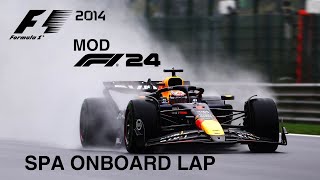 F1 2014 Mod 2024 Red Bull RB20  Spa Onboard Lap [upl. by Torrie]