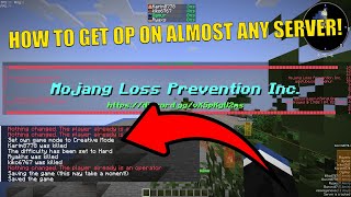 Minecraft Griefing  How to get OP on almost ANY Minecraft Server Episode 32 [upl. by Chrissie]