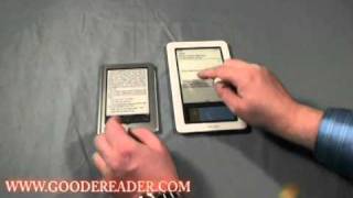 Sony PRS350 VS the Barnes and Noble Nook WIFI [upl. by Netsryk]