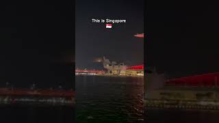 Heavenly night view Singapore 🇸🇬views travel beautiful shorts shortvideo mymarinaSingapore [upl. by Joao]