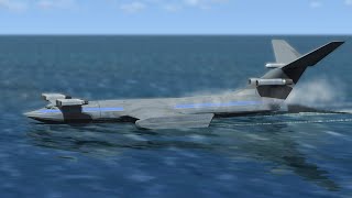 Flying The Caspian Sea Monster  Ground Effect Vehicle [upl. by Gean]