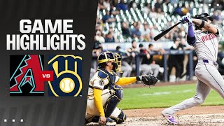 Dbacks vs Brewers Game Highlights 91924  MLB Highlights [upl. by Gignac588]