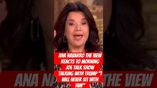 Ana Navarro The View Reacts to Morning Joe Talk Show Sit Down With Trump [upl. by Bowes200]