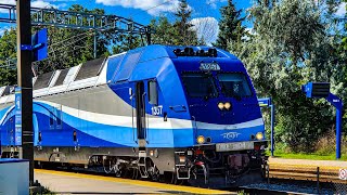 From The Archive DeuxMontagnes amp Mascouche Line Trains In Action [upl. by Yrac3]