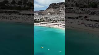 Playa de Amadores Puerto Rico Gran Canaria beach strand sonne urlaub meer travel grancanaria [upl. by Aicenad]