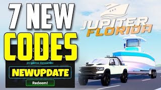 NEW ALL WORKING CODES FOR JUPITER FLORIDA IN 2024 ROBLOX JUPITER FLORIDA CODES [upl. by Tterrag]