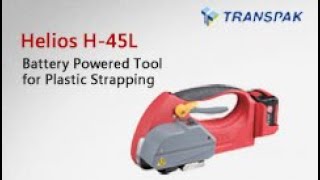 H45L Helios Battery Powered Strapping Tools  TRANSPAK [upl. by Wesla]