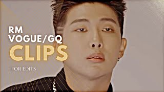 Namjoon VogueGQ Clips for edits HD [upl. by Bendite]