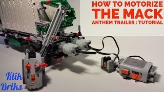 KlikBriks Lego Technic MACK Anthem RC MOD l Instructions [upl. by Josias]