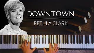 Petula Clark  Downtown  piano sheets [upl. by Zurkow]